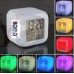 OkaeYa-6 Colour Changing LED Digital Alarm Clock with Date